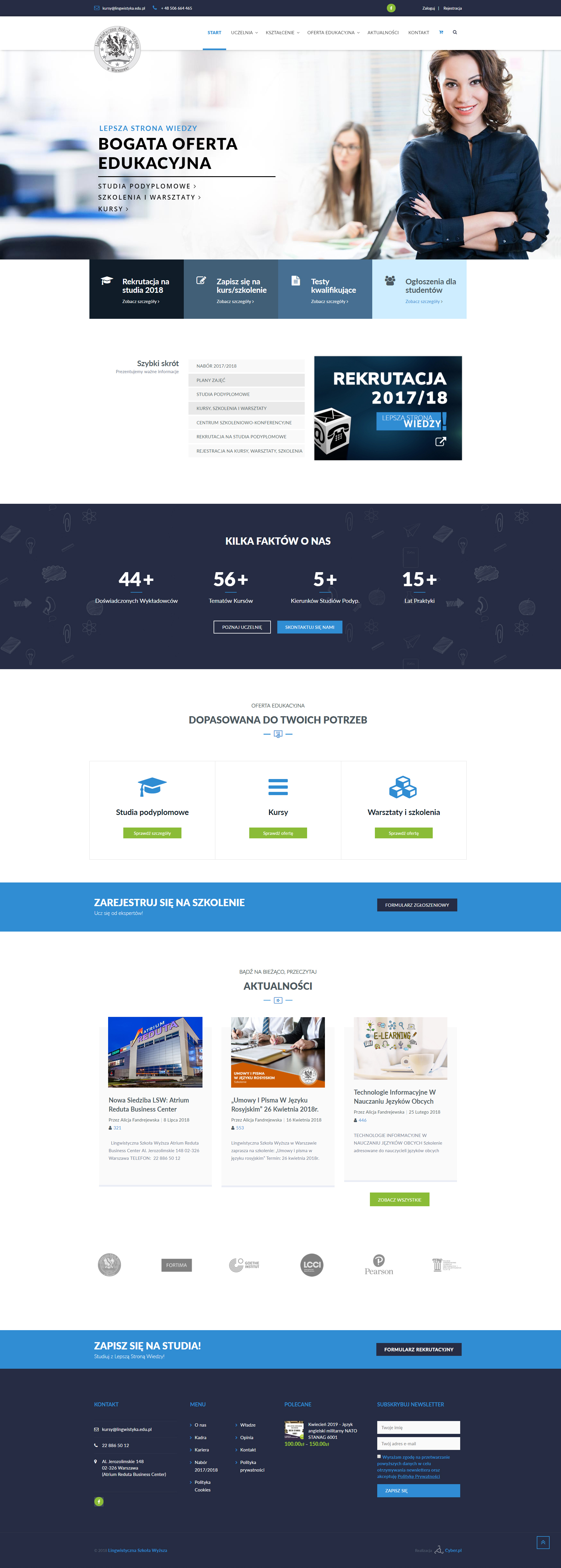 strona www, wordpress, woocommerce
